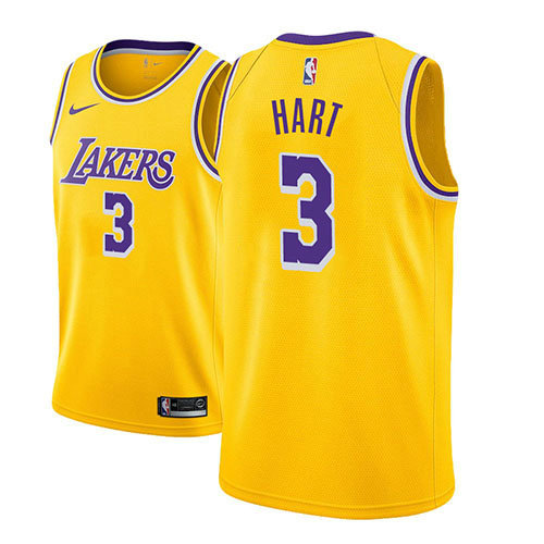 Camiseta Josh Hart 3 Los Angeles Lakers Icon 2018-19 Oro Hombre