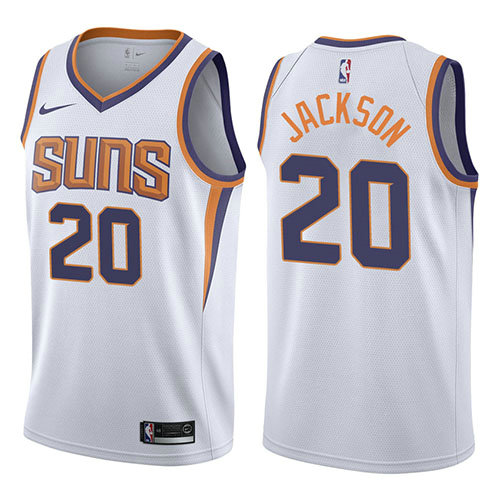 Camiseta Josh Jackson 20 Phoenix Suns 2017-18 Blanco Hombre