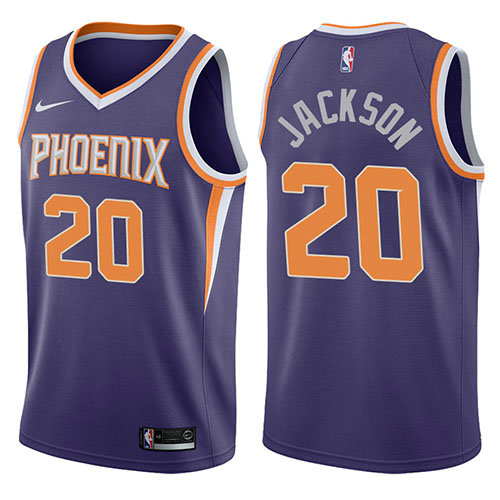 Camiseta Josh Jackson 20 Phoenix Suns 2017-18 Púrpura Hombre