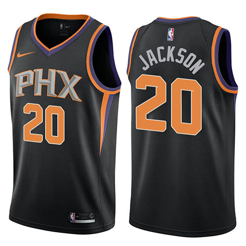Camiseta Josh Jackson 20 Phoenix Suns Statement 2017-18 Negro Hombre