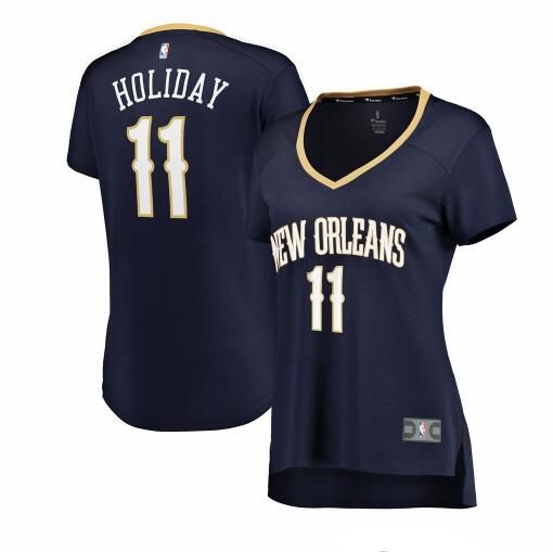 Camiseta Jrue Holiday 11 New Orleans Pelicans icon edition Armada Mujer