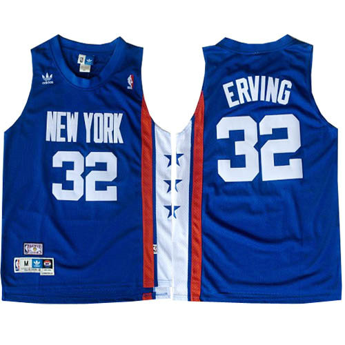 Camiseta Julius Erving 32 Brooklyn Nets clásico 2018 azul Hombre