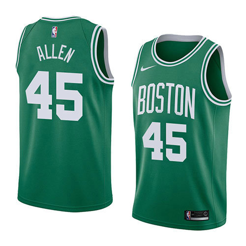 Camiseta Kadeem Allen 45 Boston Celtics Icon 2018 Verde Hombre