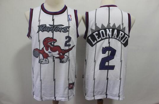 Camiseta Kawhi Leonard 2 Toronto Raptors Baloncesto blanco Hombre