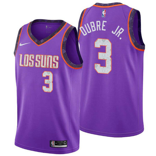 Camiseta Kelly Oubre Jr 3 Phoenix Suns ciudad 2019 porpora Hombre