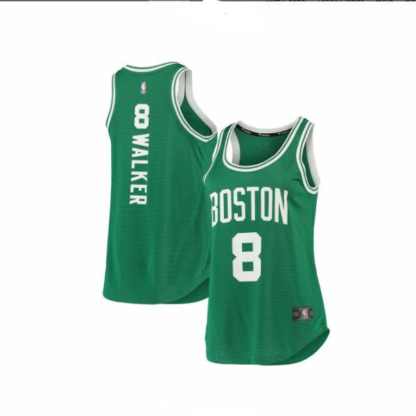 Camiseta Kemba Walker 8 Boston Celtics 2019-2020 icon edition Verde Mujer