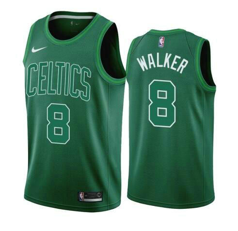 Camiseta Kemba Walker 8 Boston Celtics 2020-21 Earned Edition Swingman verde Hombre