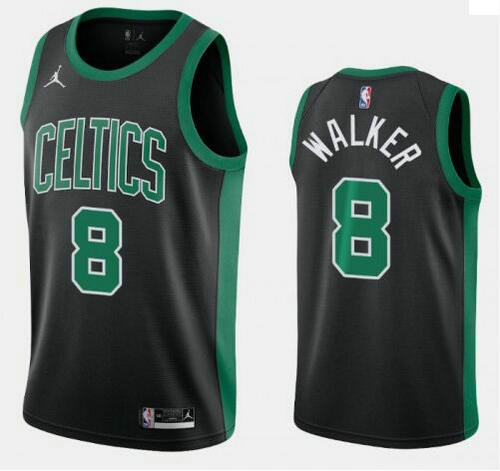 Camiseta Kemba Walker 8 Boston Celtics 2020-21 Statement Edition Swingman negro Hombre
