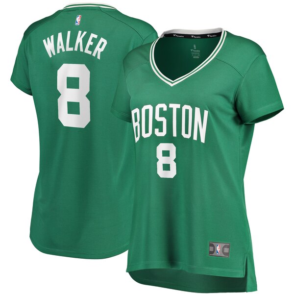 Camiseta Kemba Walker 8 Boston Celtics icon edition Verde Mujer