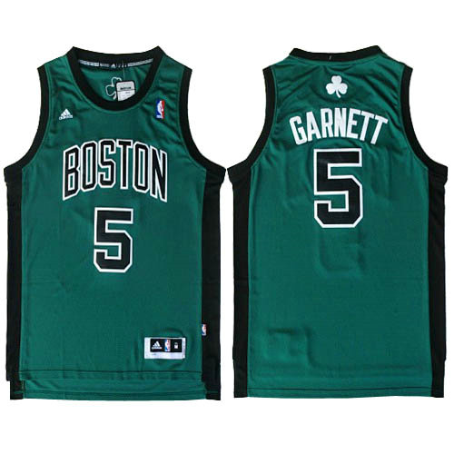 Camiseta Kevin Garnett 5 Boston Celtics clásico 2018 verde Hombre