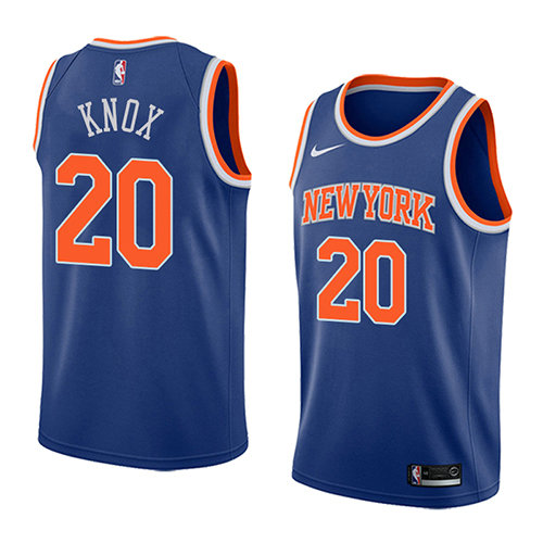 Camiseta Kevin Knox 20 New York Knicks Icon 2018 Azul Hombre