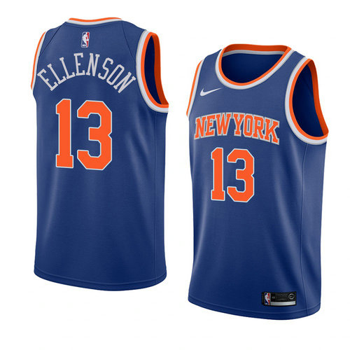Camiseta Knicks Henry Ellenson 13 New York Knicks Icon 2018 Azul Hombre