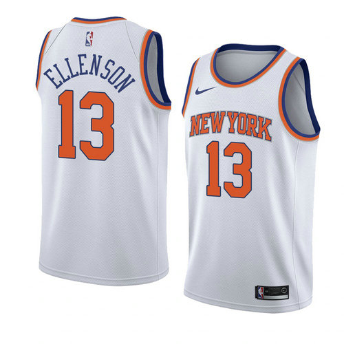 Camiseta Knicks Henry Ellenson 13 New York Knicks Statement 2018 Blanco Hombre