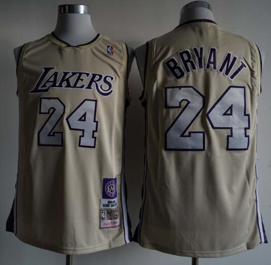 Camiseta Kobe Bryant 24 Los Angeles Lakers Hardwood Classic blanco Hombre