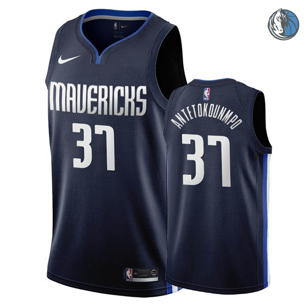 Camiseta Kostas Antetokounmpo 37 Dallas Mavericks 2019-2020 Azul Hombre