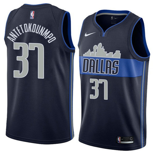 Camiseta Kostas_Antetokounmpo 37 Dallas Mavericks nike azul Hombre