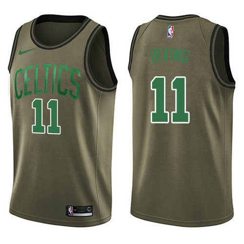 Camiseta Kyrie_Irving 11 Boston Celtics 2018-2019 marrón Hombre