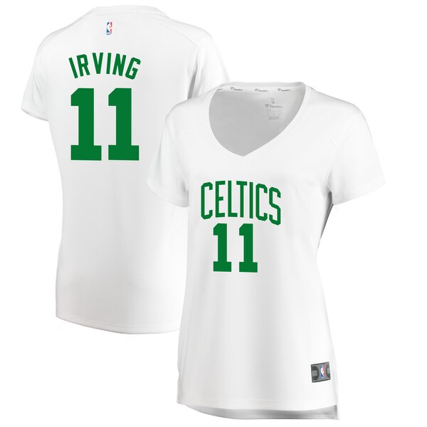 Camiseta Kyrie Irving 11 Boston Celtics association edition Blanco Mujer