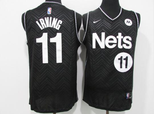 Camiseta Kyrie Irving 11 Brooklyn Nets Earned Edition Negro Hombre
