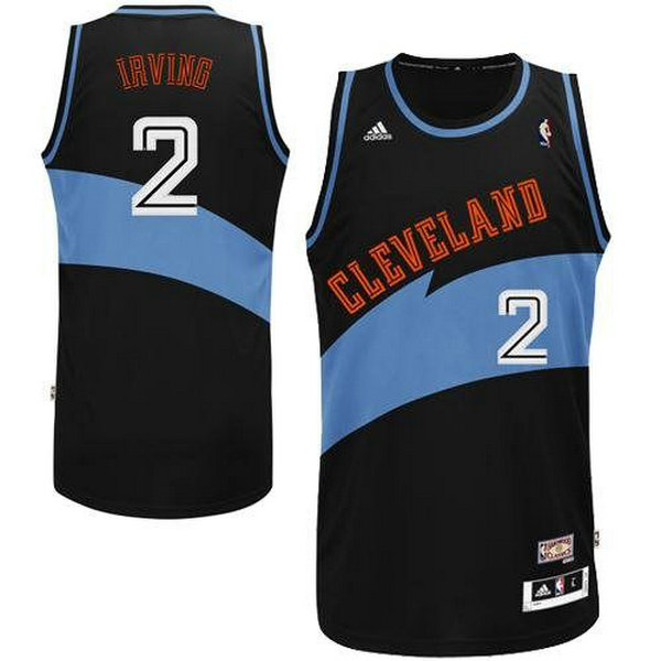 Camiseta Kyrie Irving 2 Cleveland Cavaliers 2020-21 Temporada Statement Negro Hombre