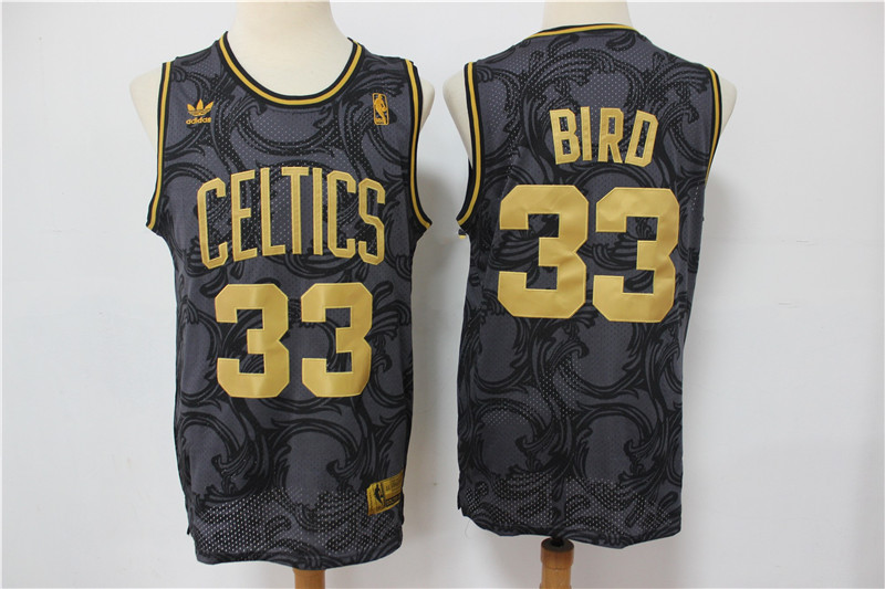 Camiseta Larry Bird 33 Boston Celtics retro limited edition Oro Hombre