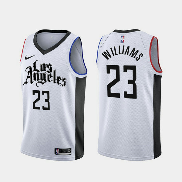 Camiseta Lou Williams 23 Los Angeles Clippers Ciudad Edition 2019-20 Bianca Hombre