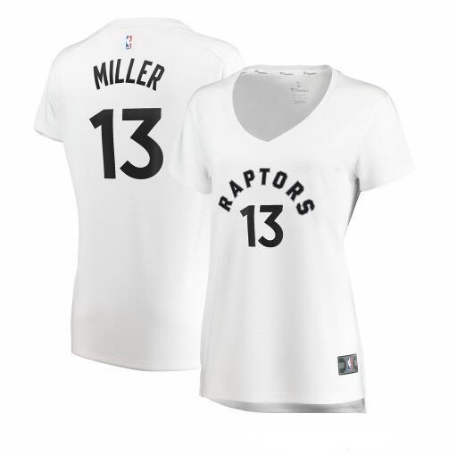 Camiseta Malcolm Miller 13 Toronto Raptors association edition Blanco Mujer