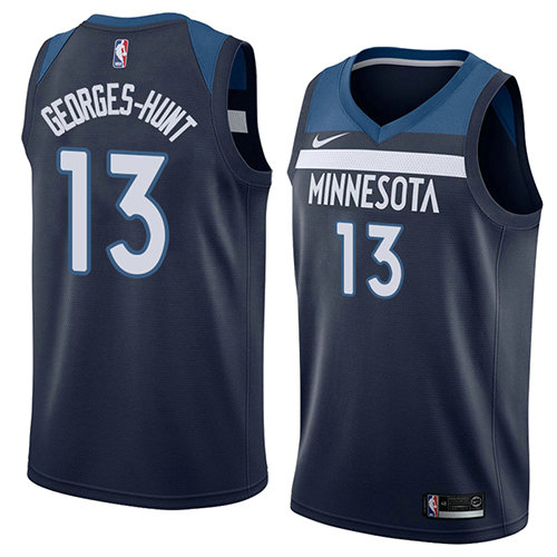 Camiseta Marcus Georges-Hunt 13 Minnesota Timberwolves Icon 2018 Azul Hombre