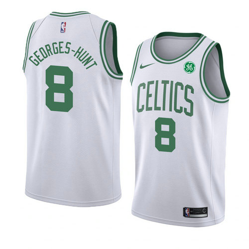 Camiseta Marcus Georges-hunt 8 Boston Celtics Association 2018 Blanco Hombre