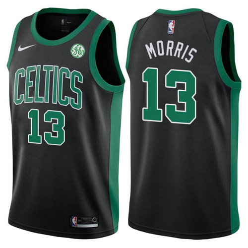 Camiseta Marcus_Morris 13 Boston Celtics ciudad 2018 negro Hombre