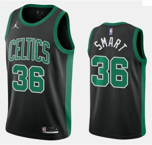 Camiseta Marcus Smart 36 Boston Celtics 2020-21 Statement Edition Swingman negro Hombre