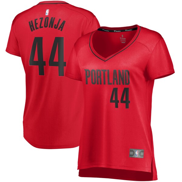 Camiseta Mario Hezonja 44 Portland Trail Blazers statement edition Rojo Mujer