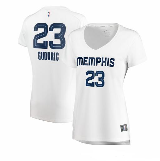 Camiseta Marko Guduric 23 Memphis Grizzlies association edition Blanco Mujer