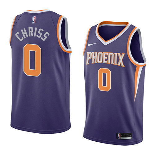 Camiseta Marquese Chriss 0 Phoenix Suns Icon 2018 Azul Hombre