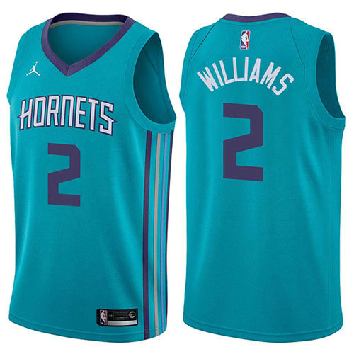 Camiseta Marvin Williams 2 Charlotte Hornets Icon 2017-18 Verde Hombre