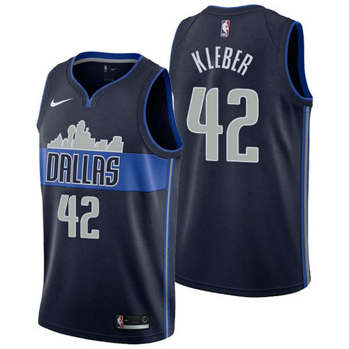 Camiseta Maxi Kleber 42 Dallas Mavericks nike azul Hombre
