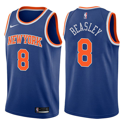 Camiseta Michael Beasley 8 New York Knicks Icon 2017-18 Azul Hombre