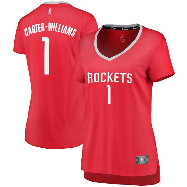 Camiseta Michael Carter-Williams 1 Houston Rockets icon edition Rojo Mujer