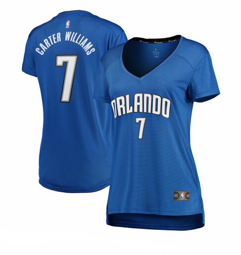 Camiseta Michael Carter-Williams 7 Orlando Magic icon edition Azul Mujer