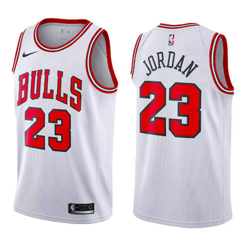 Camiseta Michael Jordan 23 Chicago Bulls 2017-18 Blanco Nino
