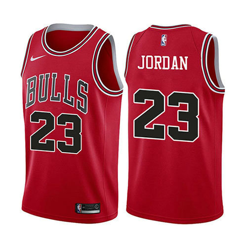 Camiseta Michael Jordan 23 Chicago Bulls 2017-18 Rojo Nino