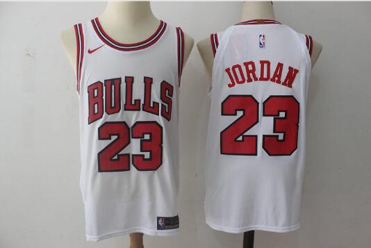 Camiseta Michael Jordan 23 Chicago Bulls Baloncesto Barato blanco Hombre