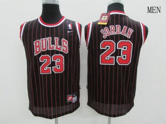 Camiseta Michael Jordan 23 Chicago Bulls Baloncesto Stripe rojo Hombre