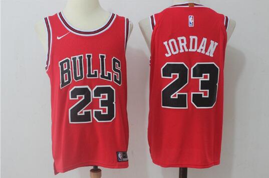 Camiseta Michael Jordan 23 Chicago Bulls Baloncesto rojo Hombre