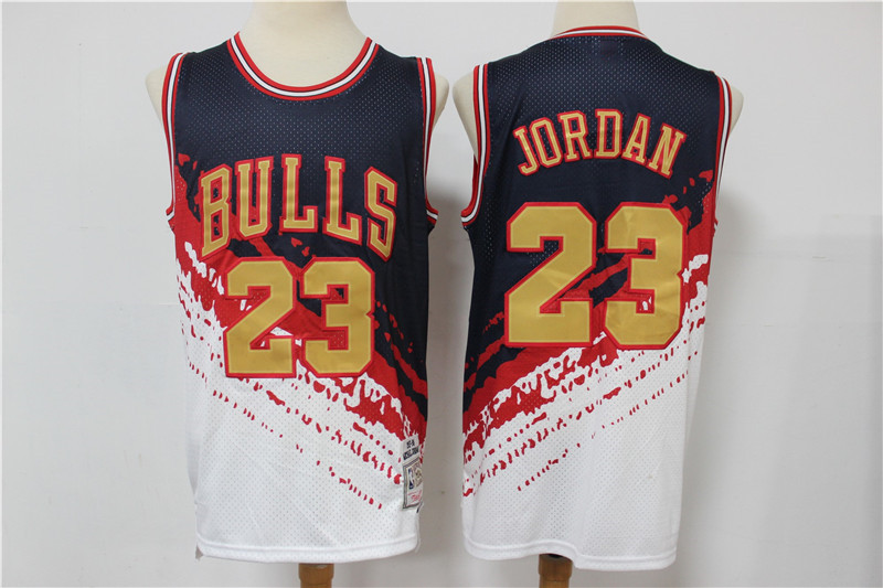 Camiseta Michael Jordan 23 Chicago Bulls Classic blanco Hombre