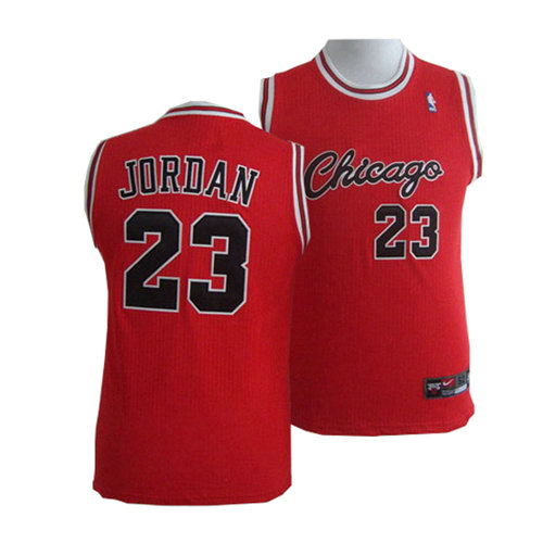 Camiseta Michael Jordan 23 Chicago Bulls Roja Nino