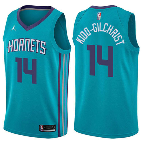 Camiseta Michael Kidd-Gilchrist 14 Charlotte Hornets Icon 2017-18 Verde Hombre