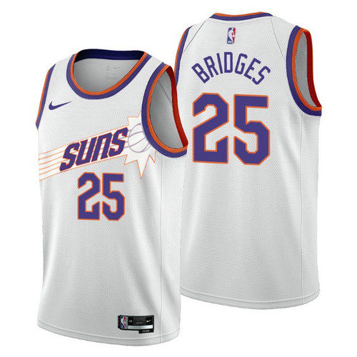 Camiseta Mikal Bridges 25 Phoenix Suns 2022-2023 City Edition blanco Hombre