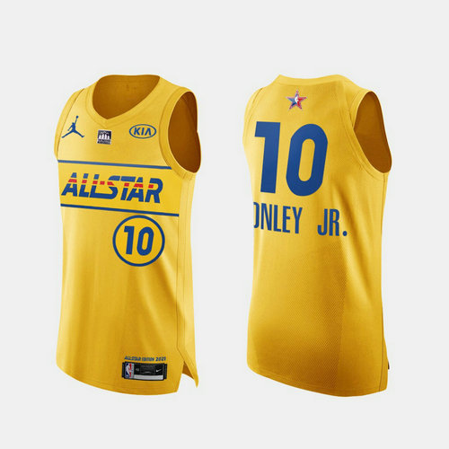Camiseta Mike Conley Jr 10 All Star 2021 oro Hombre