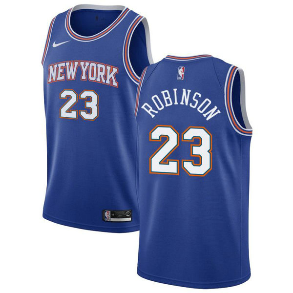 Camiseta Mitchell Robinson 23 New York Knicks 2020-21 Temporada Statement Azul Hombre